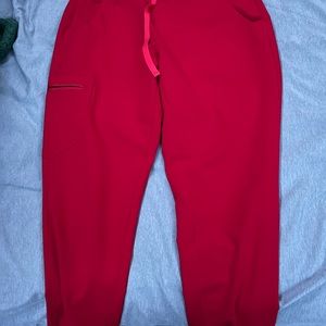 figs red scrub bottoms